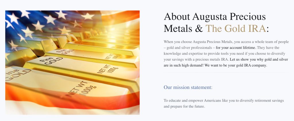 Augusta Precious Metals website